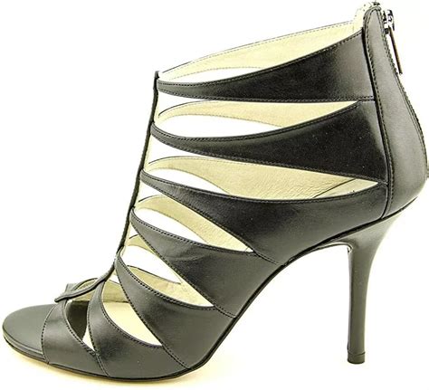 michael kors mavis black|Michael Michael Kors Women Mavis Back Zip Heels & Pumps.